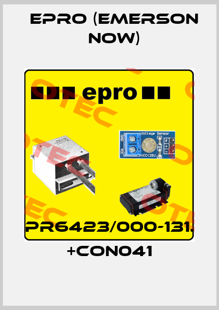 PR6423/000-131. +CON041 Epro (Emerson now)