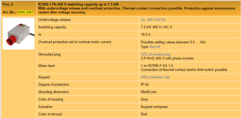 0098.3907, Type: K3000-3Ph/400V-big