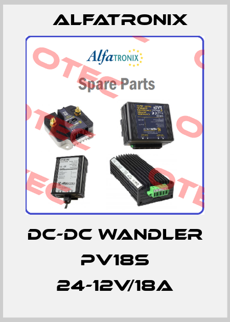 DC-DC Wandler PV18s 24-12V/18A Alfatronix
