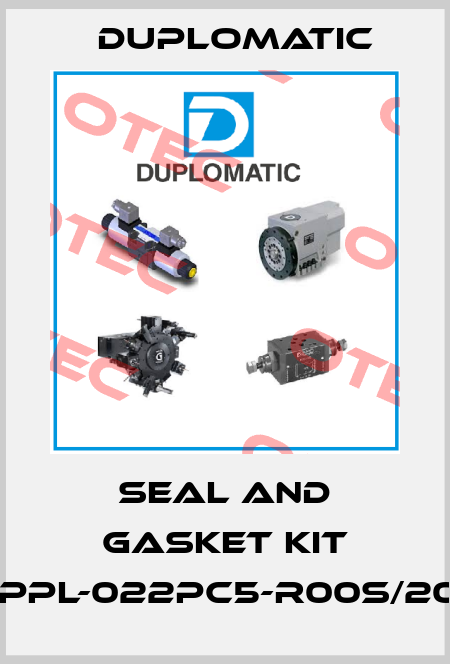 seal and gasket kit VPPL-022PC5-R00S/20N Duplomatic