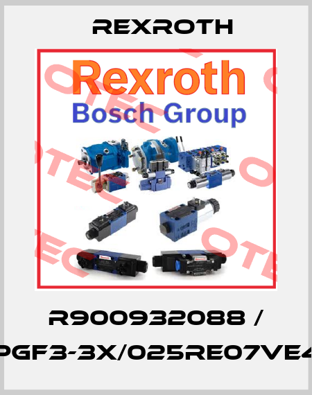R900932088 / PGF3-3X/025RE07VE4 Rexroth