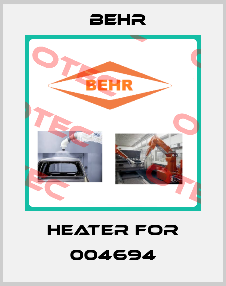 heater for 004694 Behr