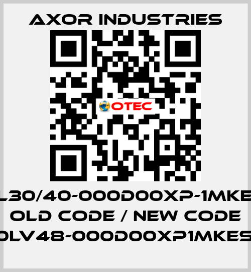 MKM120L30/40-000D00XP-1MKES1BR1XX old code / new code MKM120LV48-000D00XP1MKES1BR1XX Axor Industries