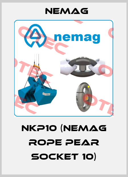 NKP10 (Nemag Rope Pear Socket 10) NEMAG