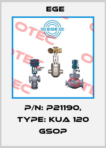 p/n: P21190, Type: KUA 120 GSOP Ege