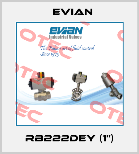 RB222DEY (1”) Evian