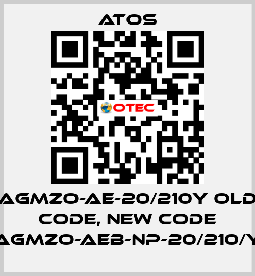 AGMZO-AE-20/210Y old code, new code AGMZO-AEB-NP-20/210/Y Atos