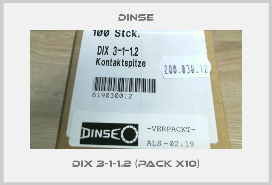DIX 3-1-1.2 (pack x10)-big