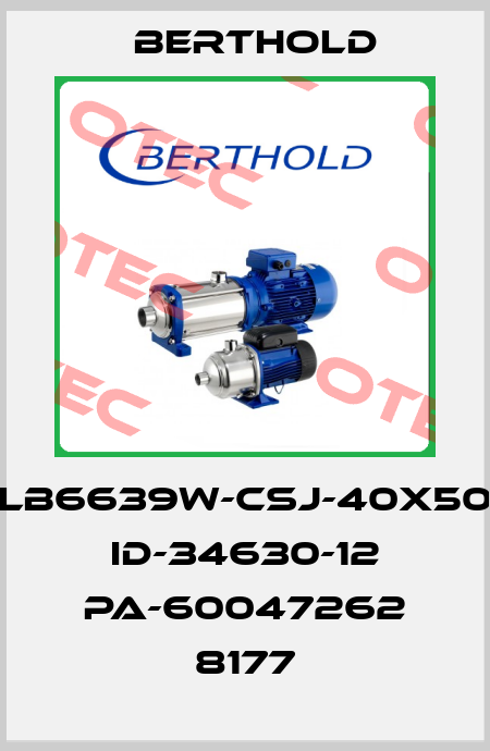 LB6639W-CsJ-40x50 ID-34630-12 PA-60047262 8177 Berthold
