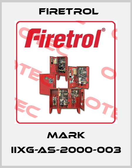 Mark IIXG-AS-2000-003 Firetrol