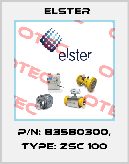 P/N: 83580300, Type: ZSC 100 Elster