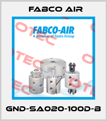 GND-SA020-100D-B Fabco Air