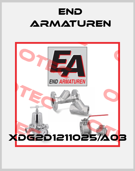 XDG2D1211025/A03 End Armaturen