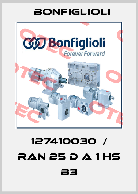 127410030  / RAN 25 D A 1 HS B3 Bonfiglioli