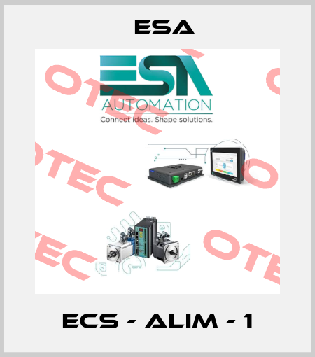 ECS - ALIM - 1 Esa