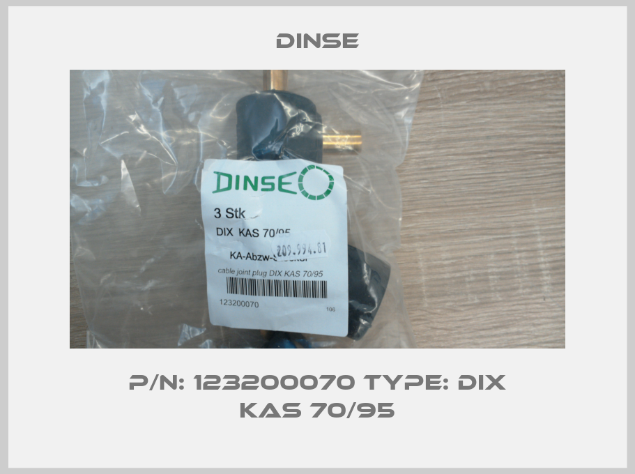 P/N: 123200070 Type: DIX KAS 70/95-big