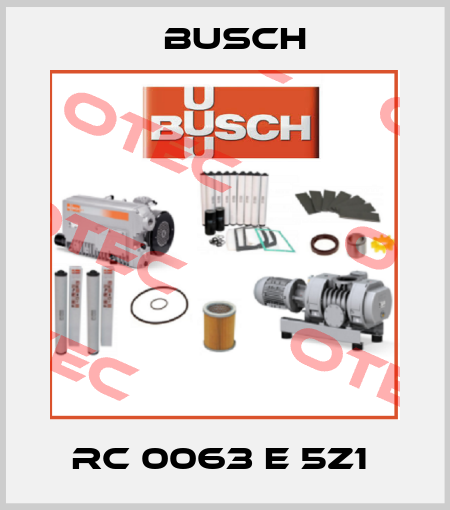 RC 0063 E 5Z1  Busch