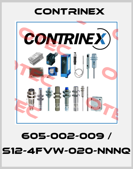 605-002-009 / S12-4FVW-020-NNNQ Contrinex