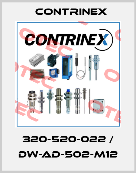 320-520-022 / DW-AD-502-M12 Contrinex