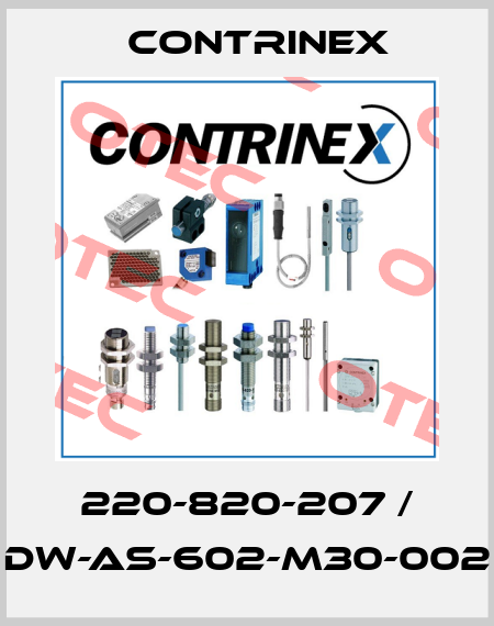 220-820-207 / DW-AS-602-M30-002 Contrinex