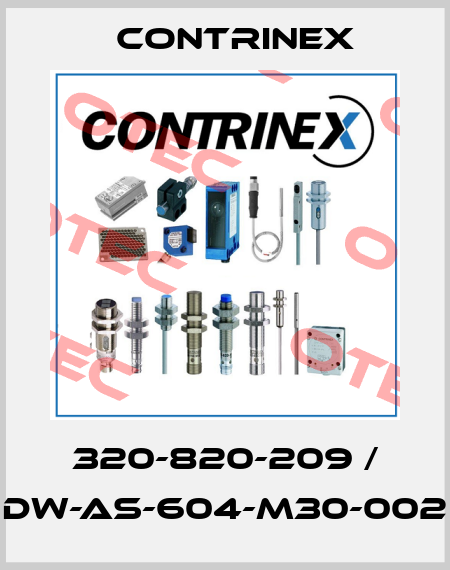 320-820-209 / DW-AS-604-M30-002 Contrinex