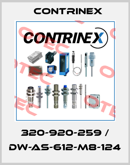 320-920-259 / DW-AS-612-M8-124 Contrinex