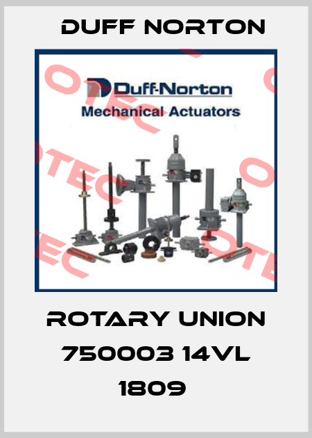 ROTARY UNION 750003 14VL 1809  Duff Norton