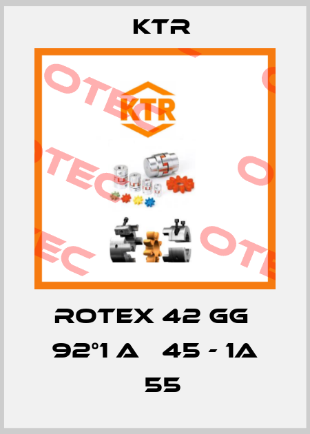 ROTEX 42 GG  92°1 A ∅45 - 1A ∅55 KTR