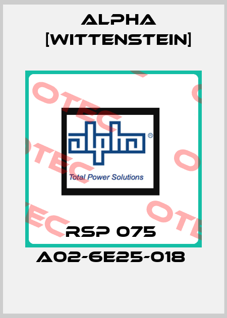 RSP 075  A02-6E25-018  Alpha [Wittenstein]
