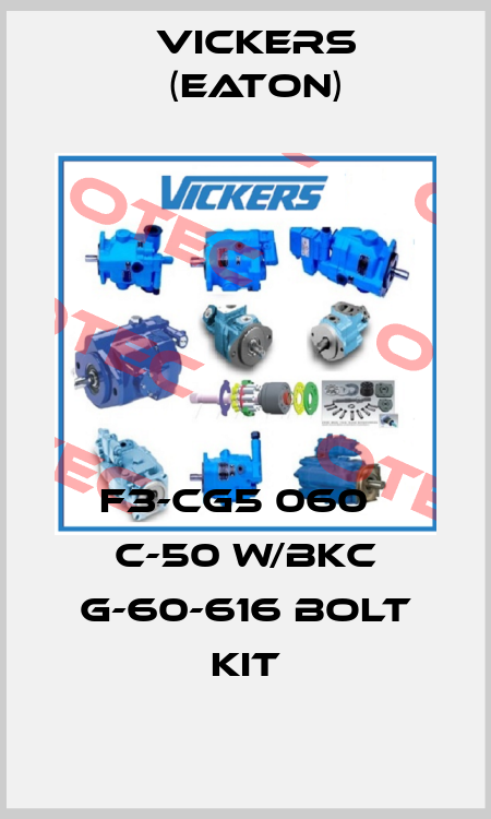 F3-CG5 060А C-50 W/BKC G-60-616 bolt kit Vickers (Eaton)
