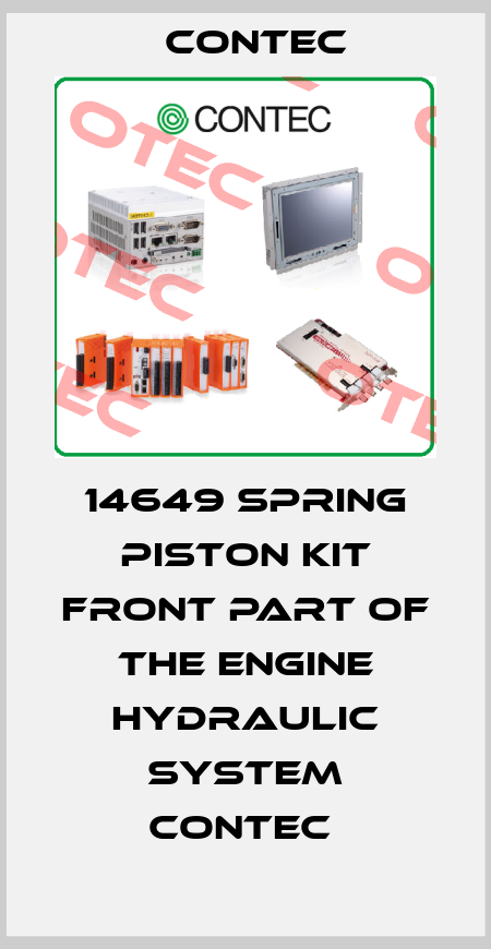 14649 SPRING PISTON KIT FRONT PART OF THE ENGINE HYDRAULIC SYSTEM CONTEC  Contec