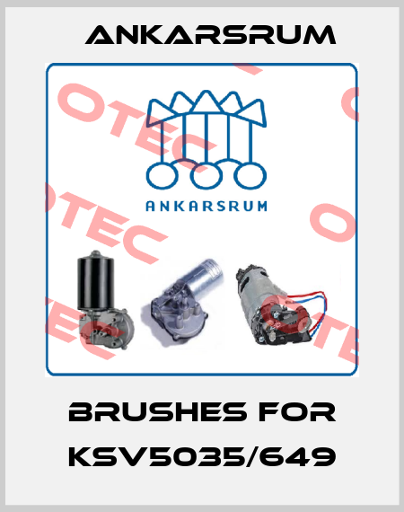 Brushes for KSV5035/649 Ankarsrum