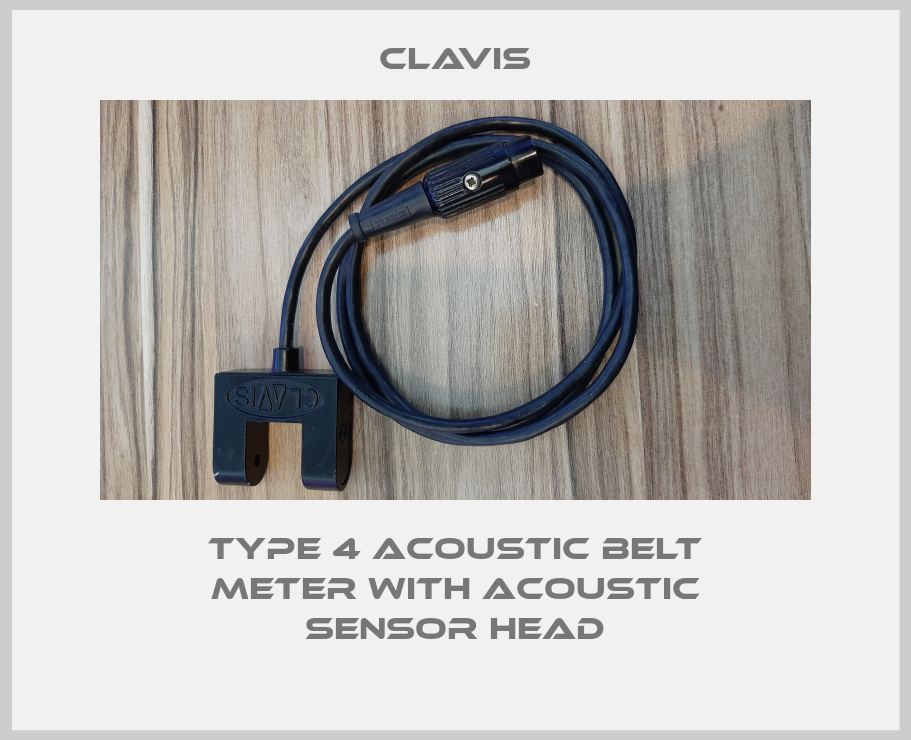 Type 4 acoustic belt meter with acoustic sensor head-big