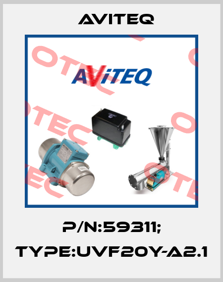 P/N:59311; Type:UVF20Y-A2.1 Aviteq