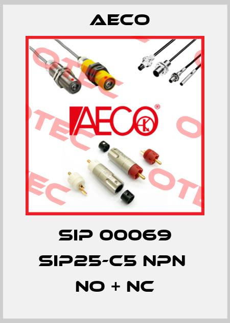 SIP 00069 SIP25-C5 NPN  NO + NC Aeco