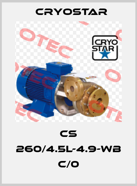 CS 260/4.5L-4.9-WB C/0 CryoStar