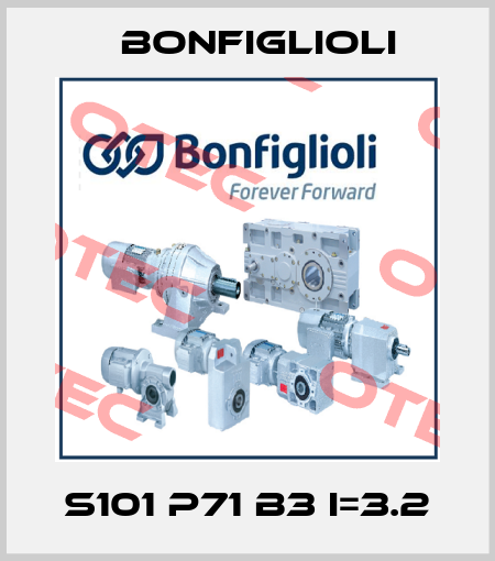 S101 P71 B3 I=3.2 Bonfiglioli