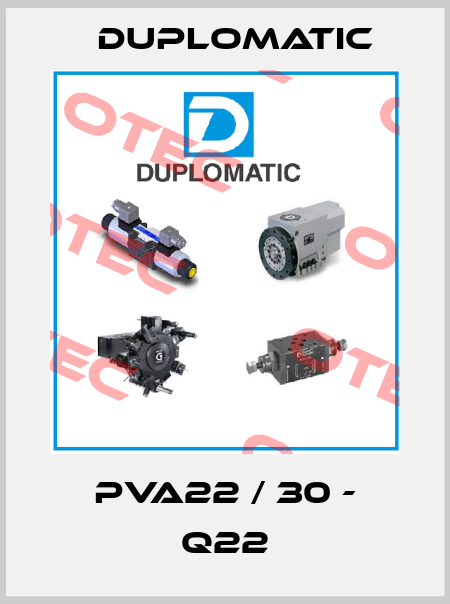 PVA22 / 30 - Q22 Duplomatic