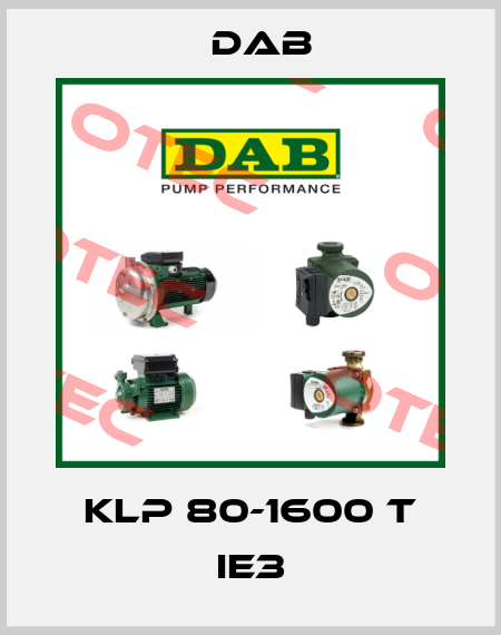 KLP 80-1600 T IE3 DAB