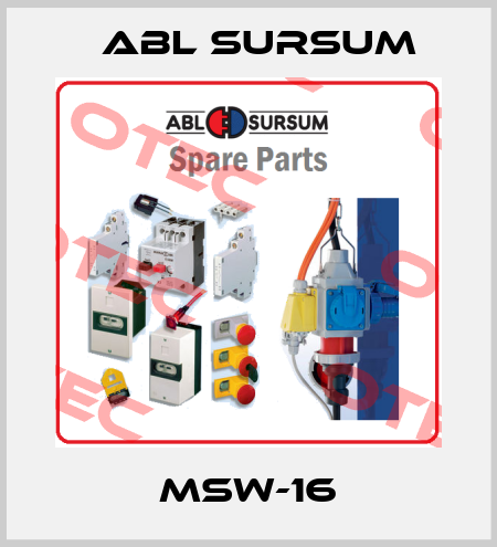 MSW-16 Abl Sursum