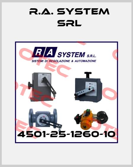 4501-25-1260-10 R.A. System Srl