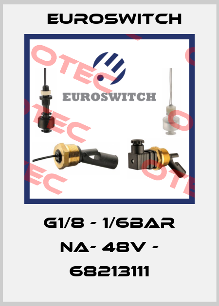 G1/8 - 1/6bar NA- 48V - 68213111 Euroswitch