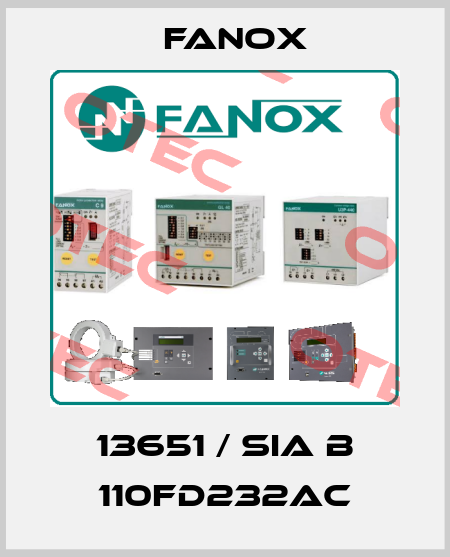 13651 / SIA B 110FD232AC Fanox