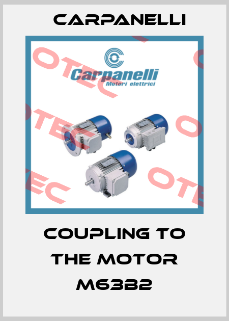 coupling to the motor m63b2 Carpanelli