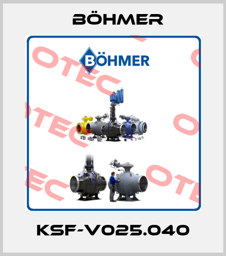KSF-V025.040 Böhmer