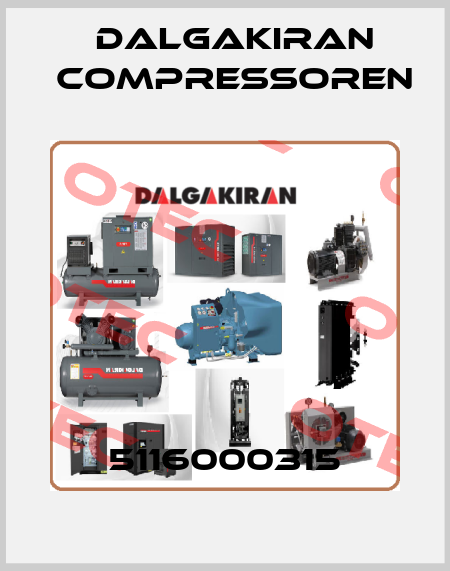 5116000315 DALGAKIRAN Compressoren