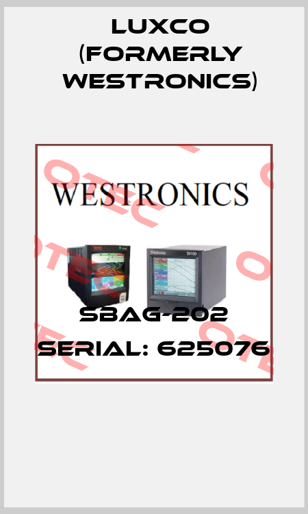 SBAG-202 SERIAL: 625076  Luxco (formerly Westronics)