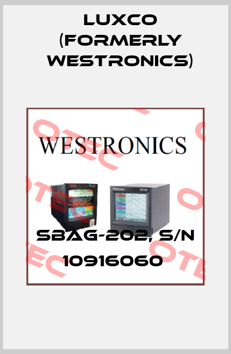 SBAG-202, S/N 10916060  Luxco (formerly Westronics)