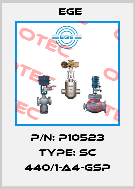 P/N: P10523 Type: SC 440/1-A4-GSP Ege