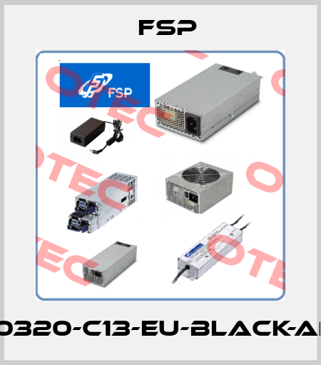 IEC60320-C13-EU-Black-Angle Fsp